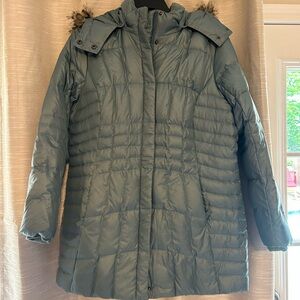 Women's Blue Puffer Jacket